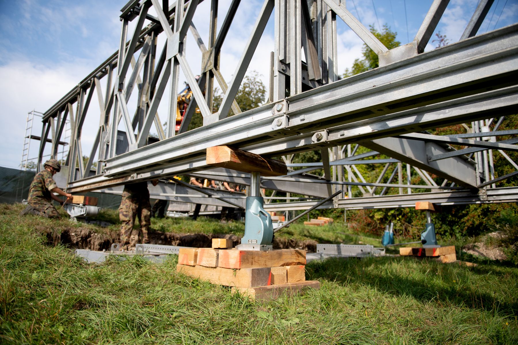 Unterstützte Brücke