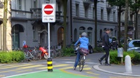 Velofahren in Einbahn