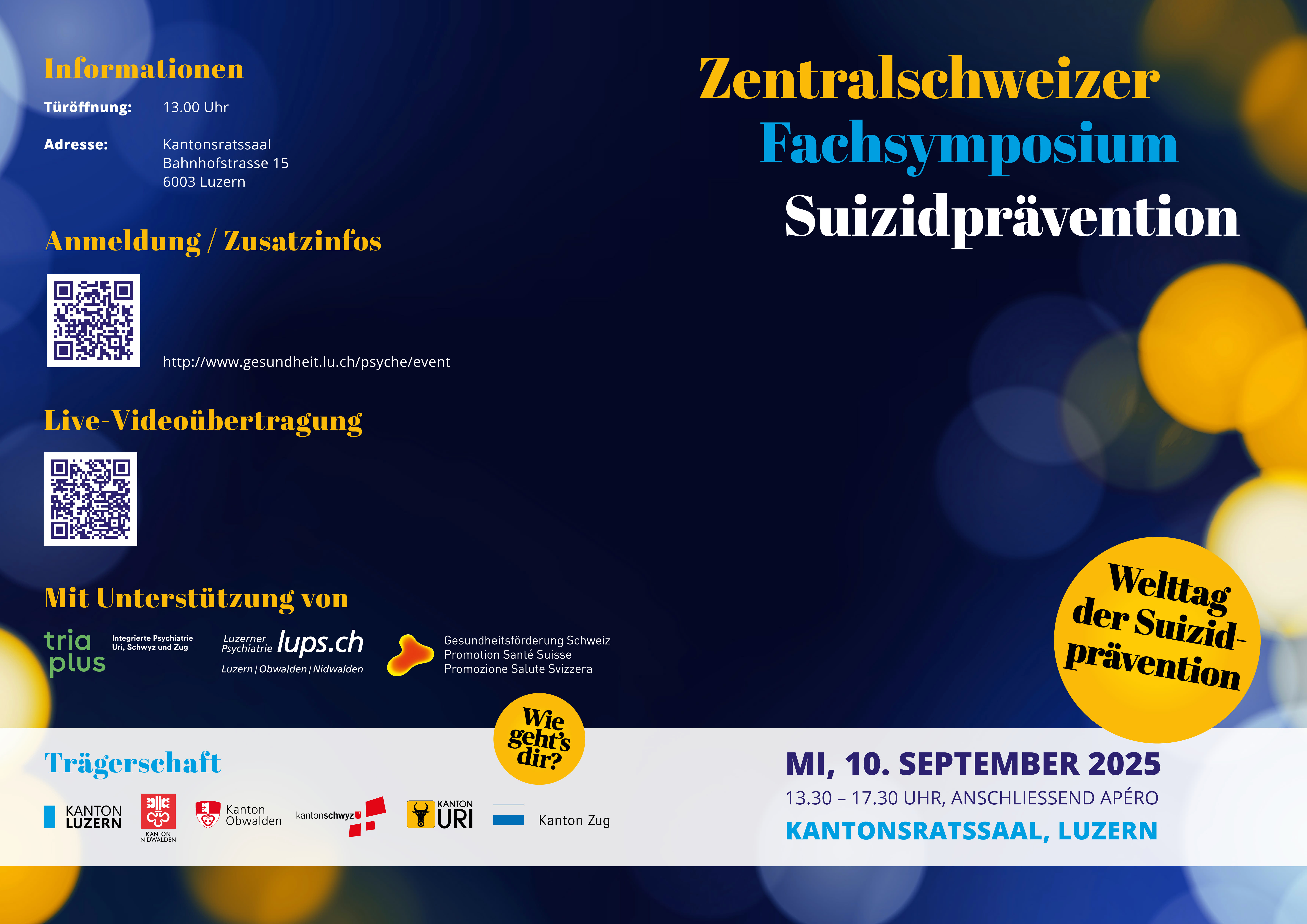 Flyer Fachsymposium Suizidpraevention
