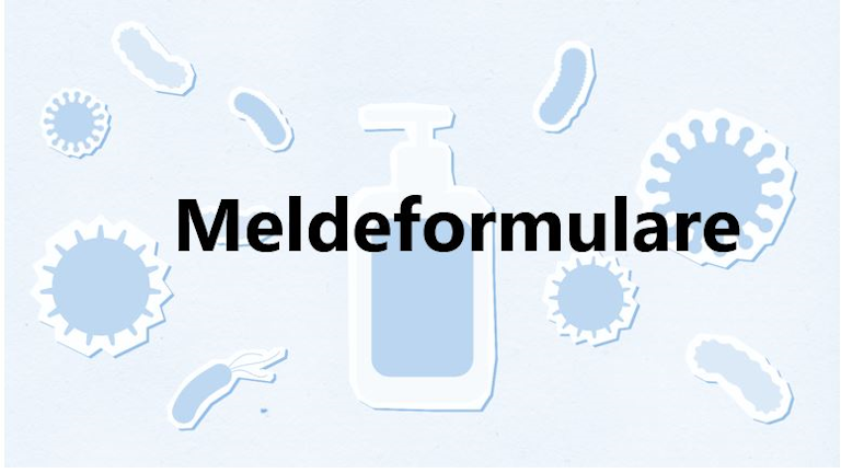 Symbolbild mit Text "Meldeformulare"